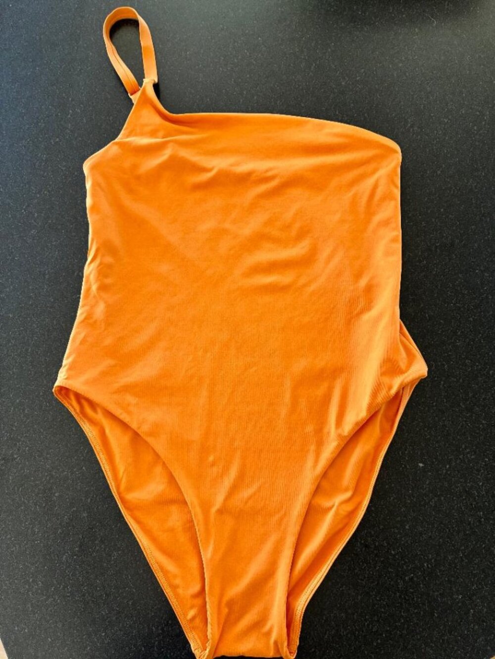 Monday Swimwear One-Shoulder Orange One-Piece Swimsuit